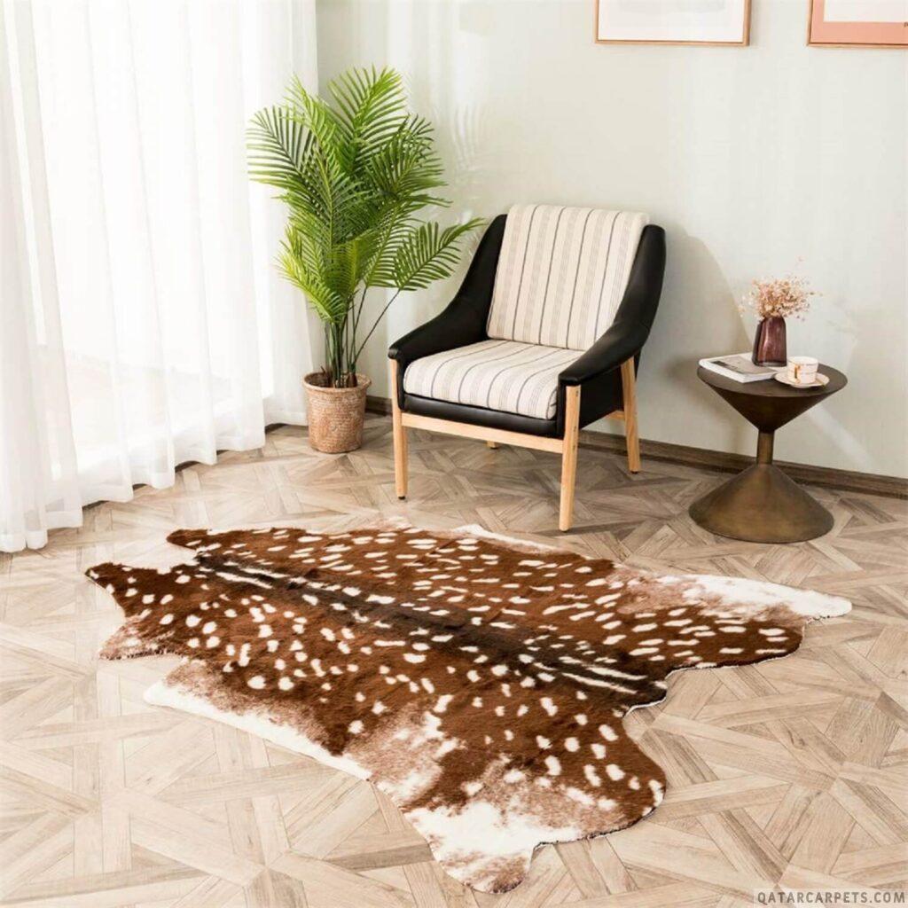animal skin carpet